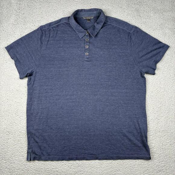John Varvatos Other - John Varvatos Polo Shirt Men’s XL Blue Collared Buttons Preppy